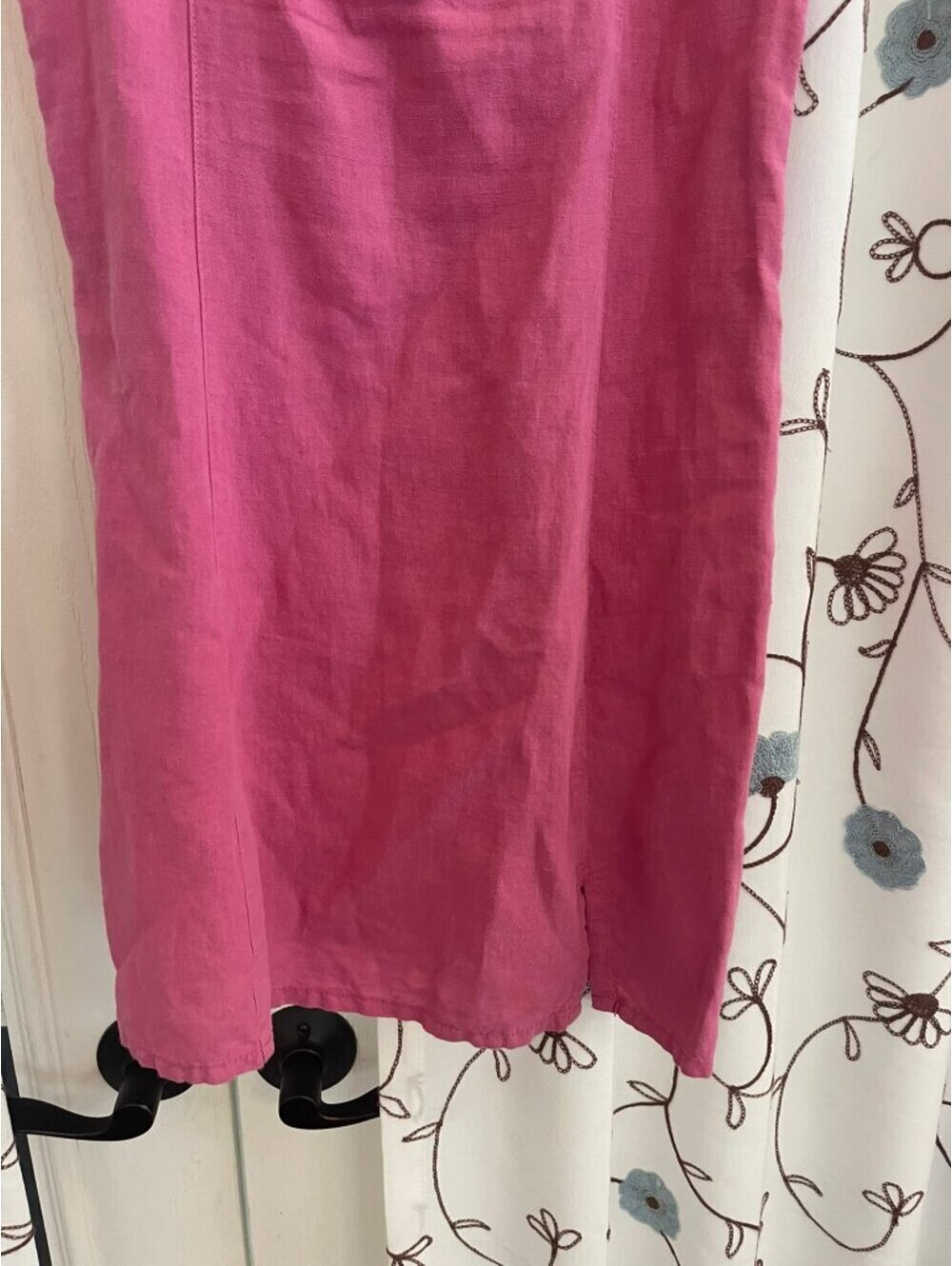NWOT | ZARA | S | Pink Linen Blend Swing Mini Dress - Picture 5 of 9